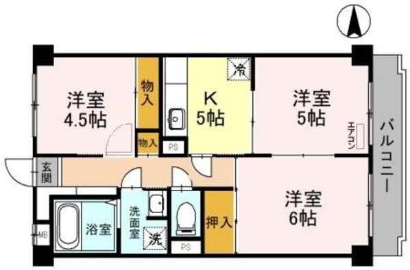 ハーヴェスト高州　（住居）の物件間取画像